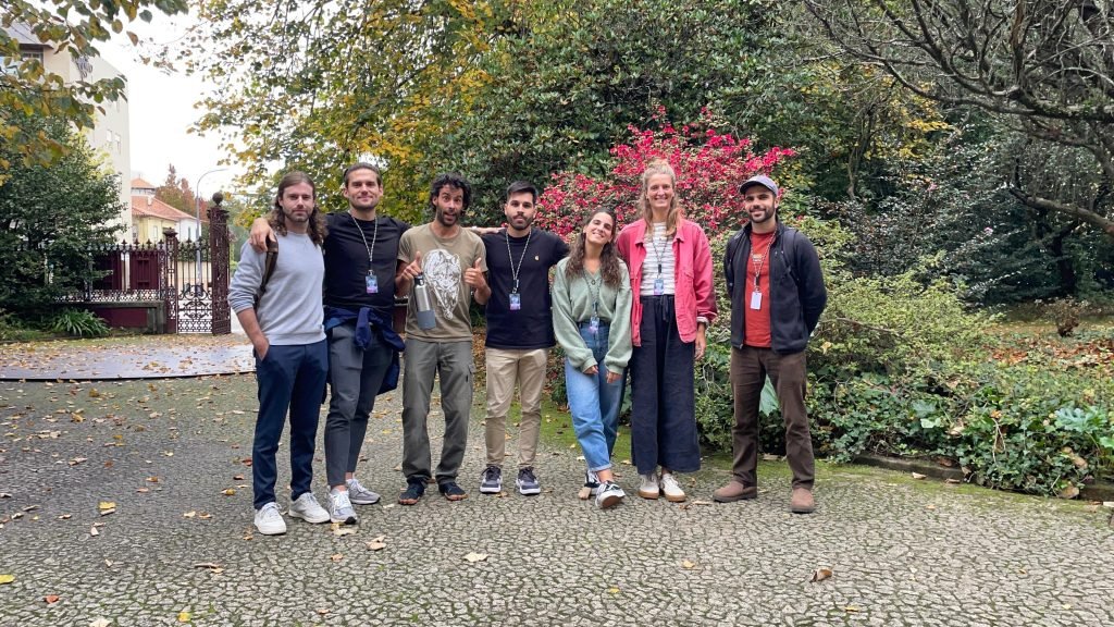 european young rewilders at the protuguese national rewilding symposium